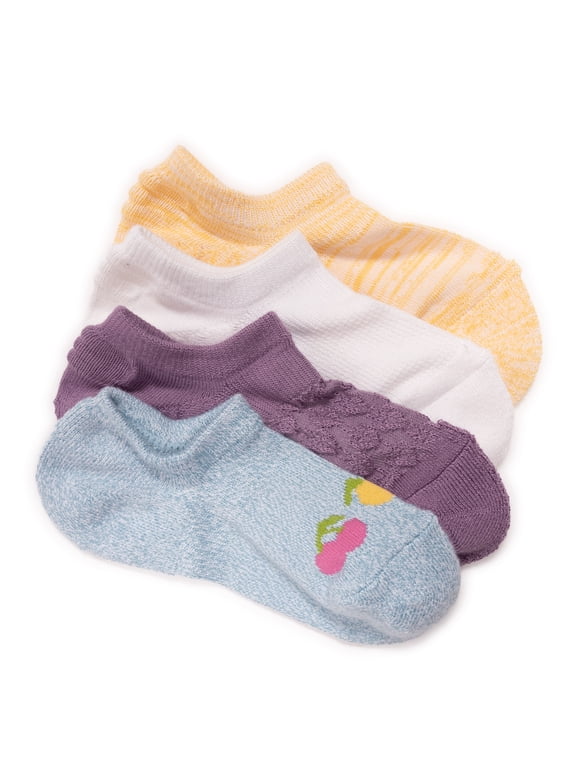 Women's Dream Step No-Show Liner Socks, 4-Pack, OSFM