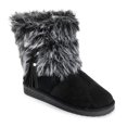 thumbnail image 1 of MUK LUKS Women's Ettore Faux Fur Mid Calf Boots, Black, 7W, 1 of 8