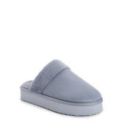 MUK LUKS Women's Faux Fur Platform Scuff Slippers, Sizes 5/6-11/12