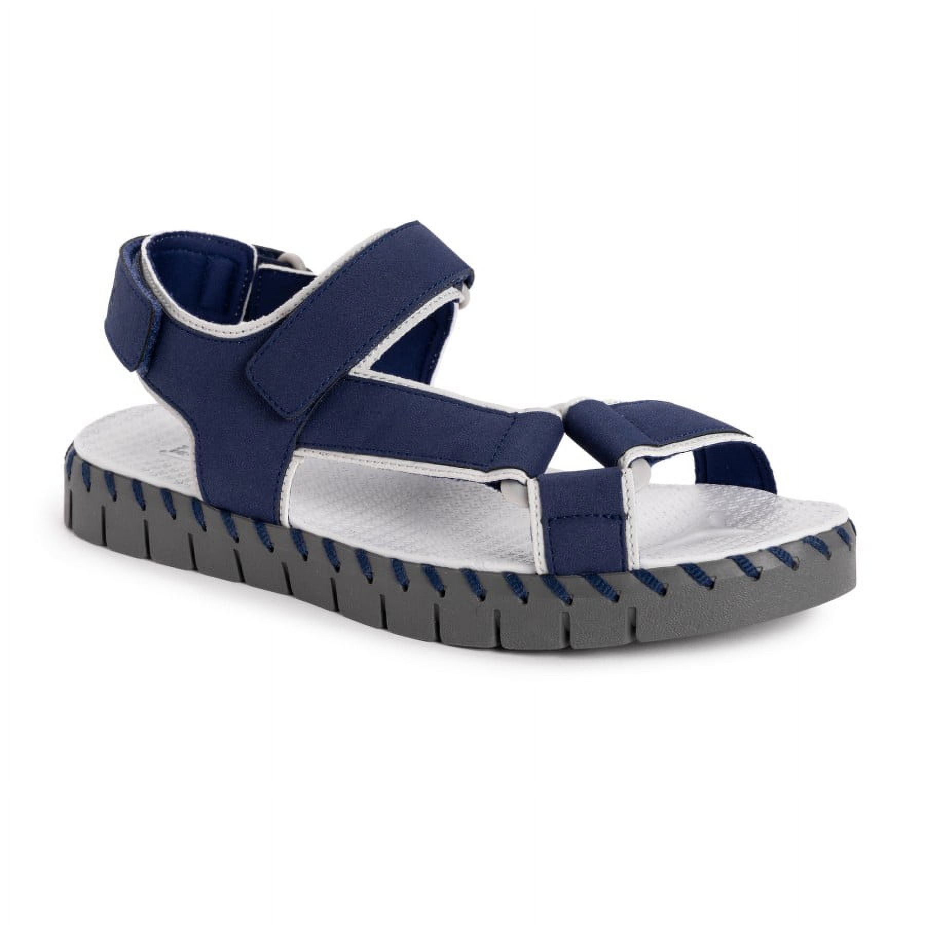 MUK LUKS Women's Flexi Woodstock Sandals -Azurite 8.5 - Walmart.com