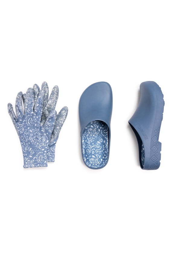 Women's Garden Clog and Glove Set