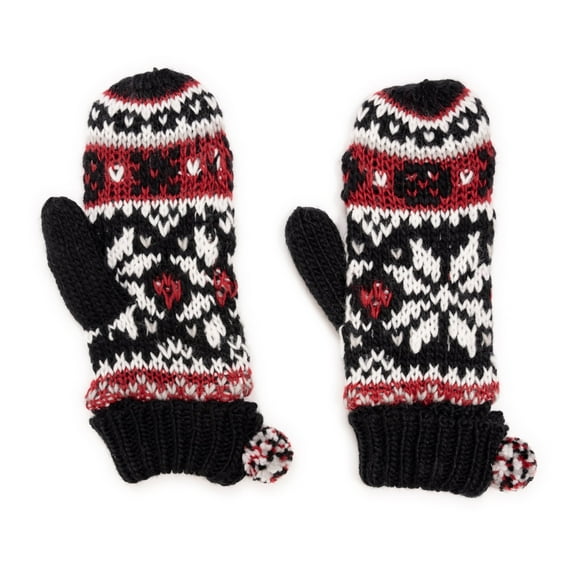 MUK LUKS Women's Icelandic Patterned Mitten