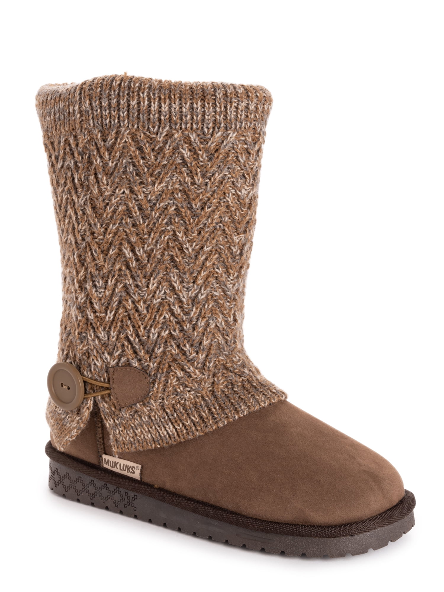 MUK LUKS Women's Janie Knit Cuff Mid-Calf Boot