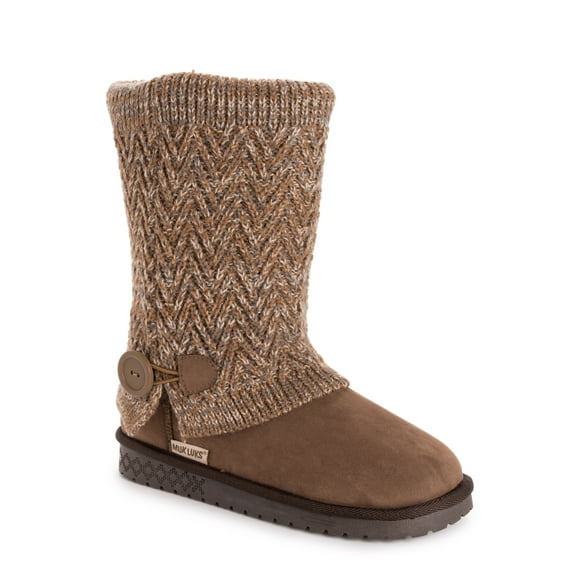 MUK LUKS Women's Janie Knit Cuff Mid-Calf Boot