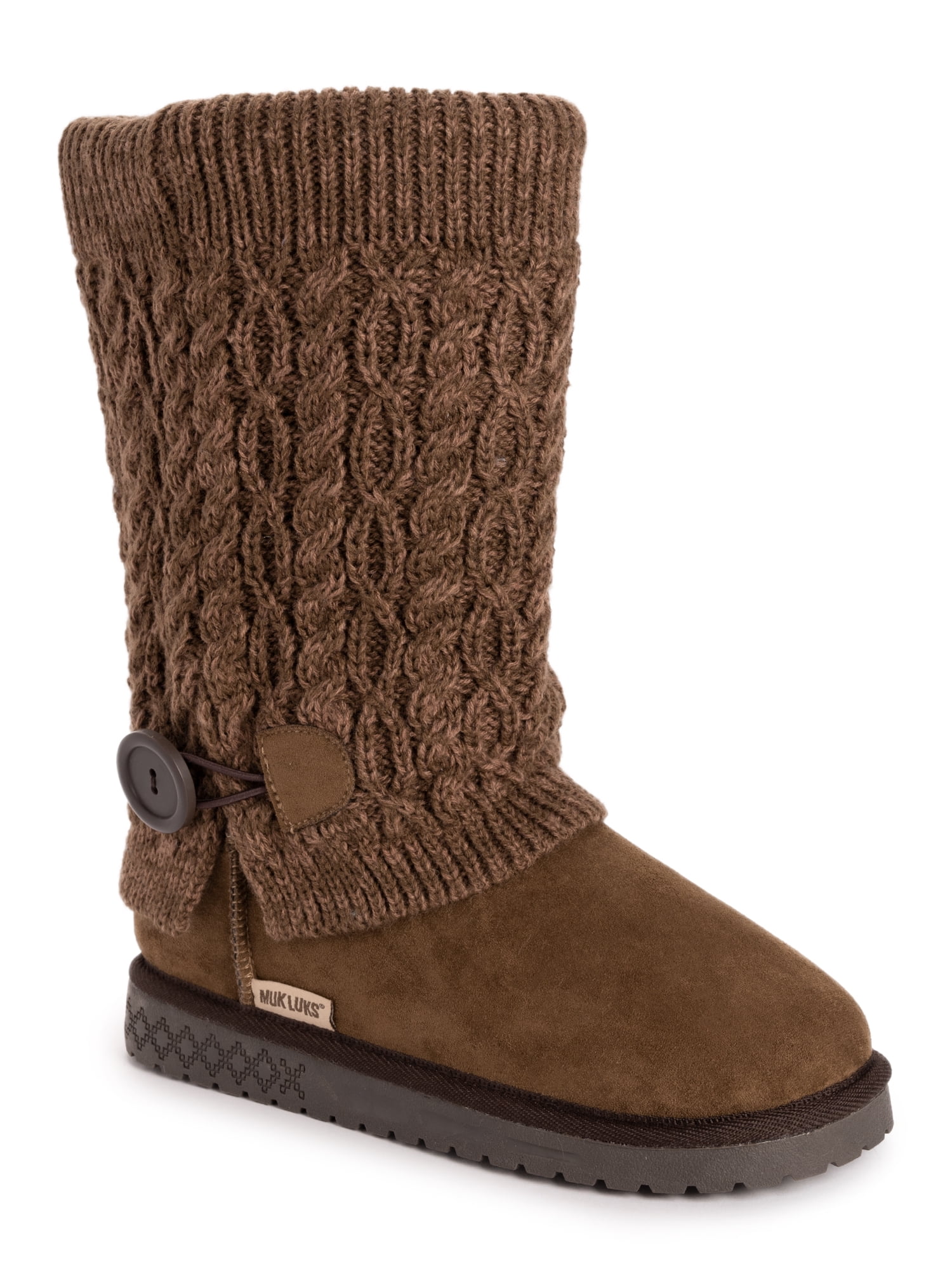 ミンギュ　winter MUK LUKS Women's Janie Knit Cuff Mid-Calf Boot - Walmart.com