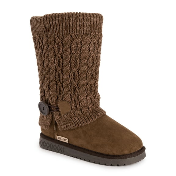 MUK LUKS Women's Janie Knit Cuff Mid-Calf Boot