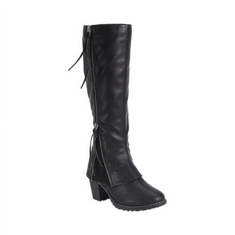 ladies boots black muk luk boots