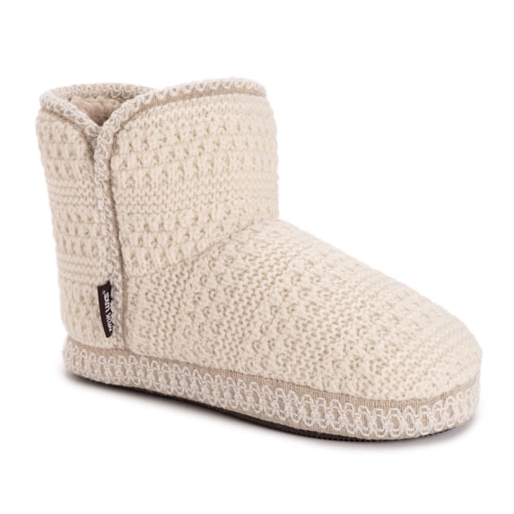MUK LUKS Women's Leigh Bootie Slippers