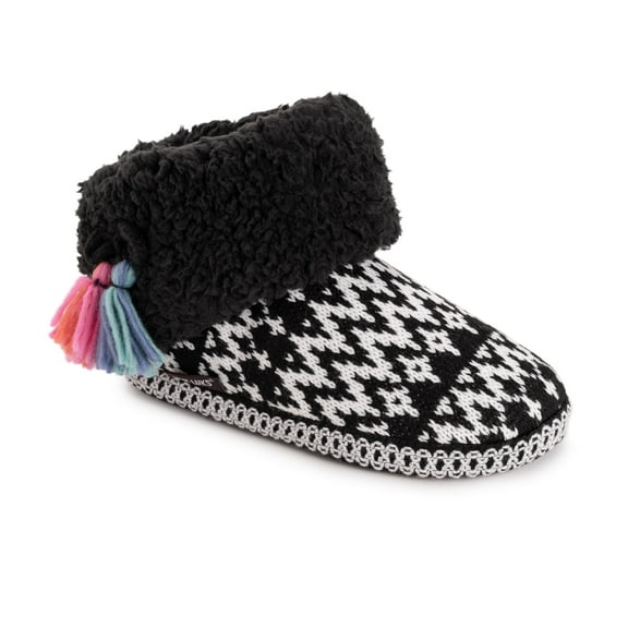 MUK LUKS Womens Melinda Bootie Slippers