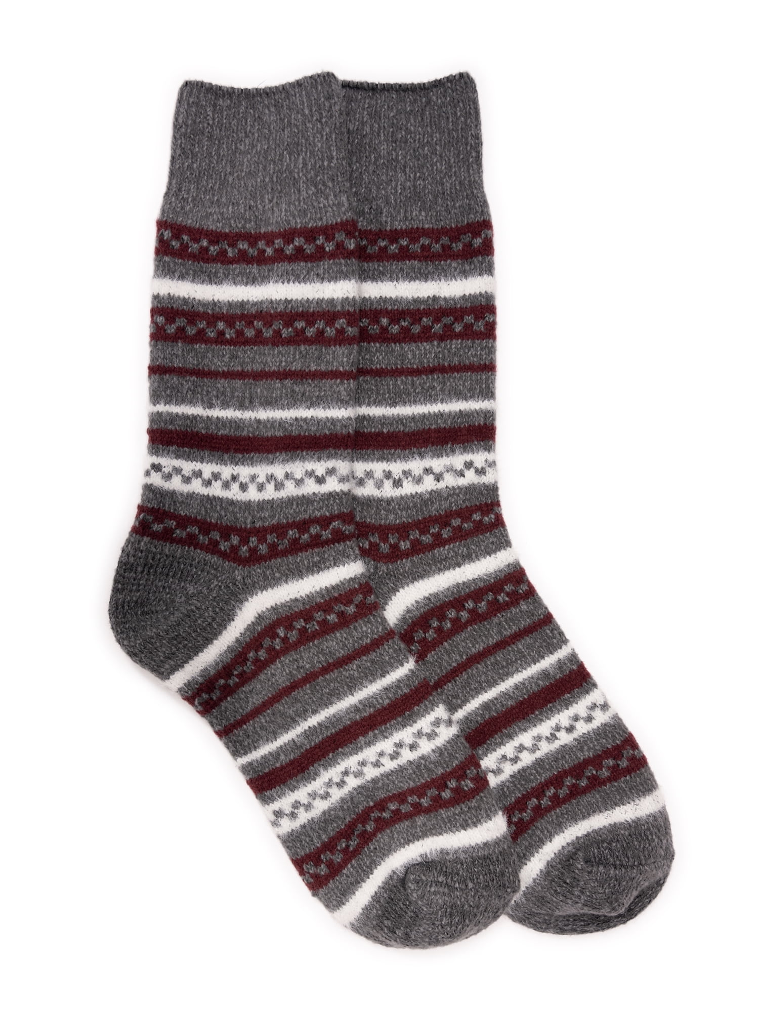 MUK LUKS Women's Cozy Microfiber Crew Boot Socks, 1-Pack, Size 6-11 ...