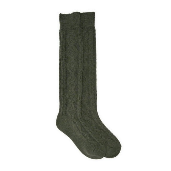 MUK LUKS Women's Microfiber Knee-High Boot Sock, 1-Pack, Size 6-11