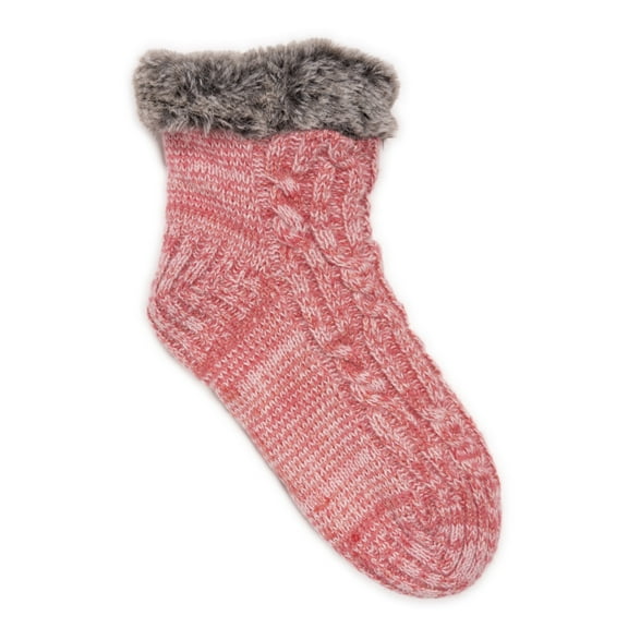 MUK LUKS Women's Midi Cabin Socks, 1-Pack, OSFM