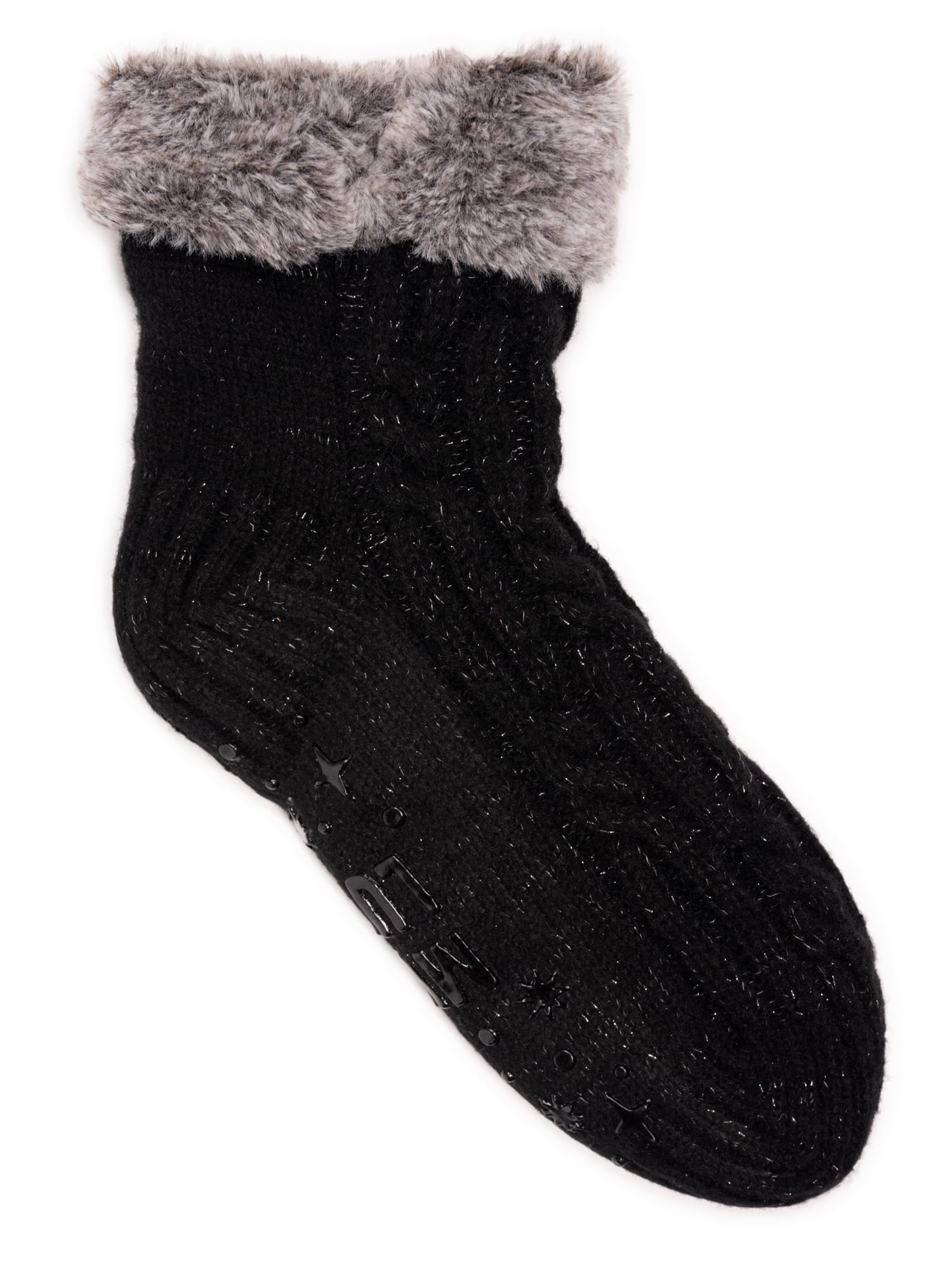 MUK LUKS Women's Midi Cabin Socks, 1-Pack, OSFM
