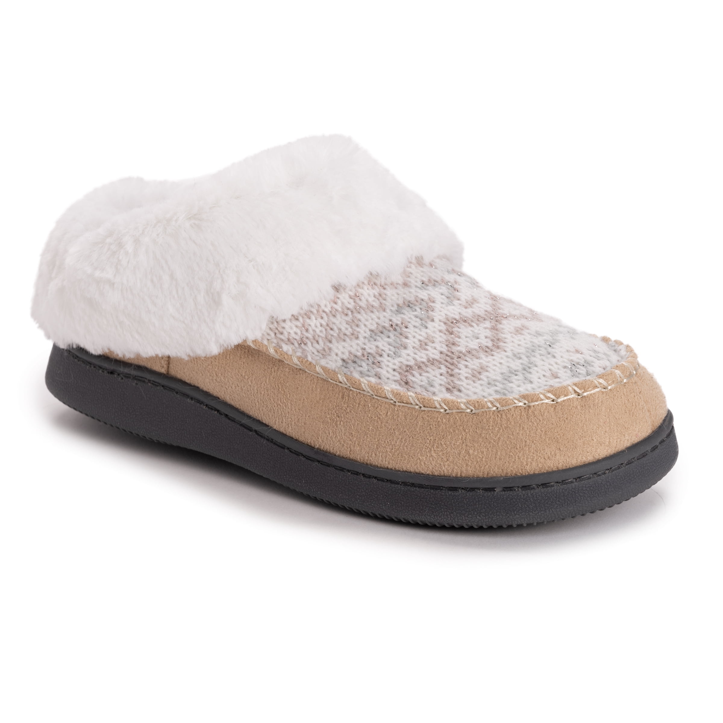 Minerva Lunar Butterfly Slipper - Fur Lined House Slippers In Beige, Blue, Pink, Sizes 5-10 - View #2