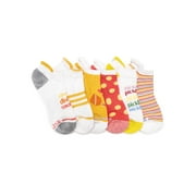 MUK LUKS Women's Pickleball Low-cut Ankle Socks, 6-Pack, Shoe Size 6-11