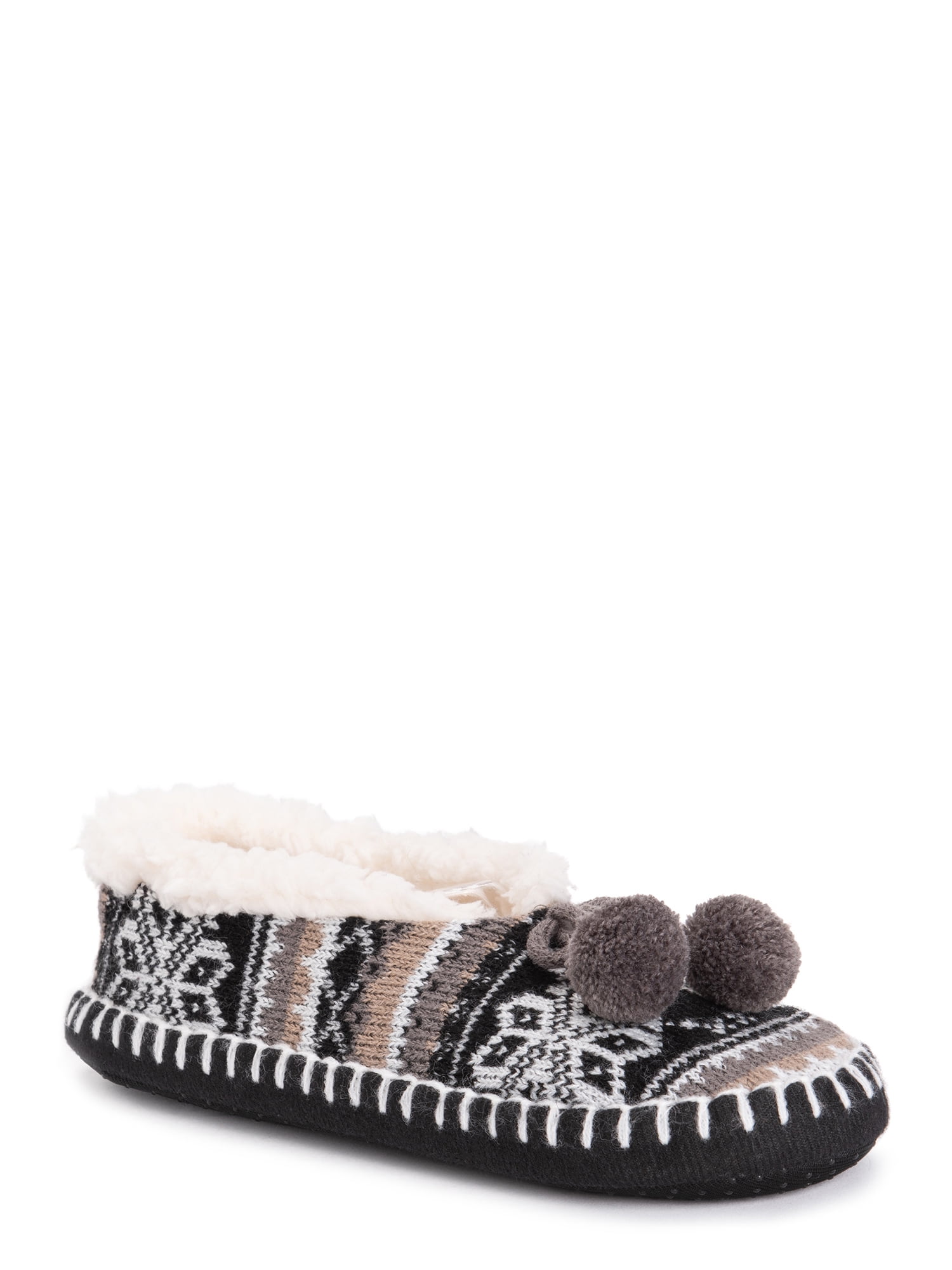 Muk luks discount pom ballerina slippers