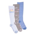 thumbnail image 1 of MUK LUKS Women's Regular Width Compression Nylon Knee-High Socks, 3-Pack, Shoe Size 6-10, 1 of 6