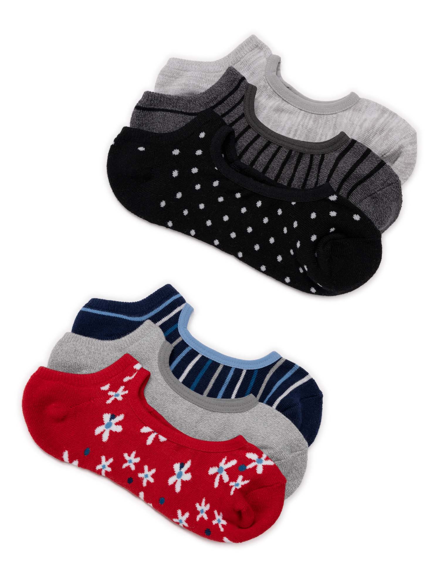 MUK LUKS Women's STUDIO Socks, 6 pairs