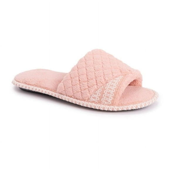 MUK LUKS Women's Sally Open Toe Scuff Slipper