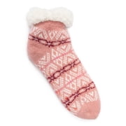 MUK LUKS Women's Short Cabin Socks, 1-Pack, OSFM