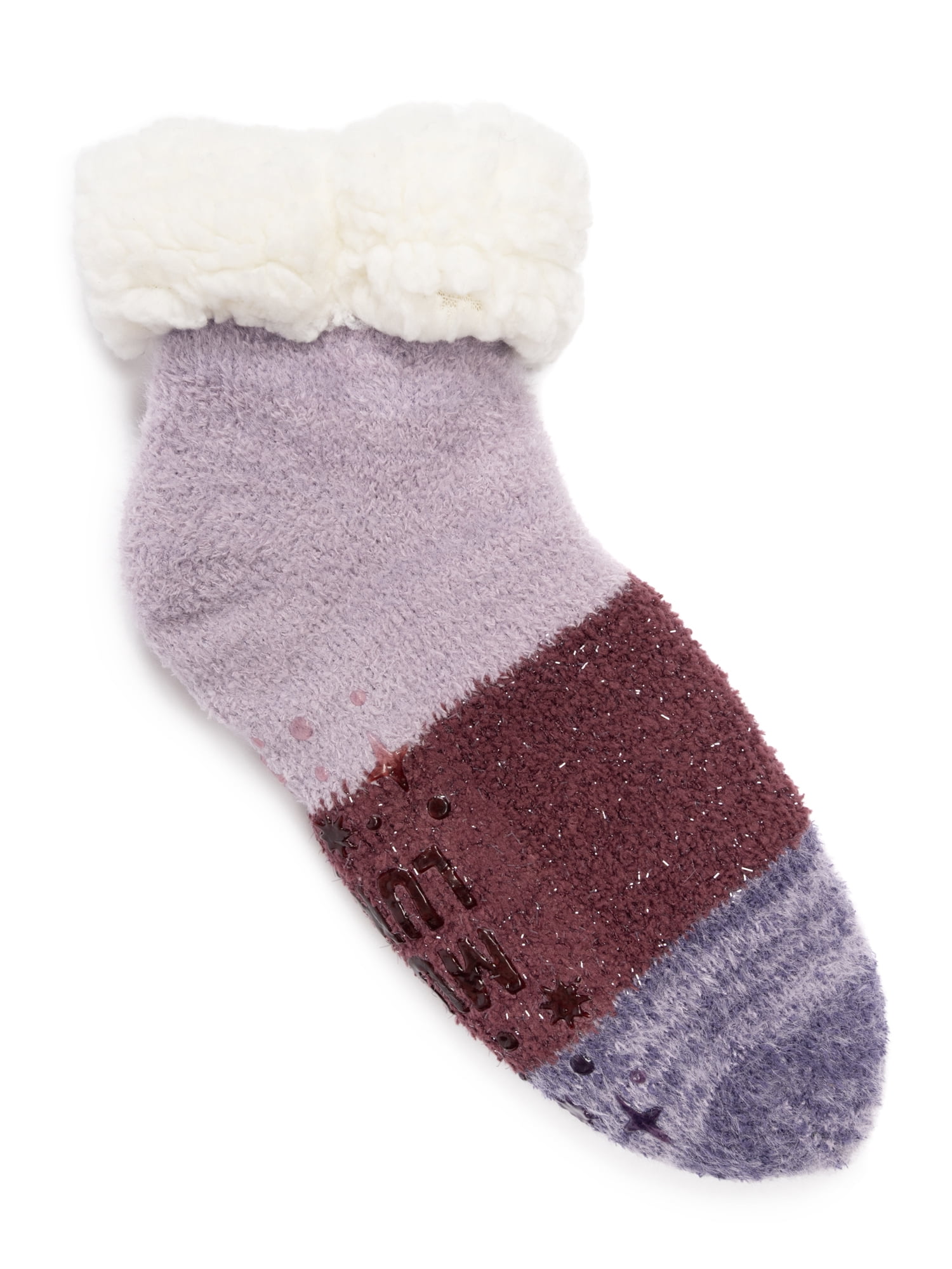 MUK LUKS Women's Short Cabin Socks, 1-Pack, OSFM