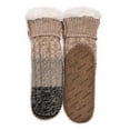 thumbnail image 1 of MUK LUKS Women's Short Cable Slipper Sock, 1-Pair, Sizes S/M & L/XL, 1 of 1