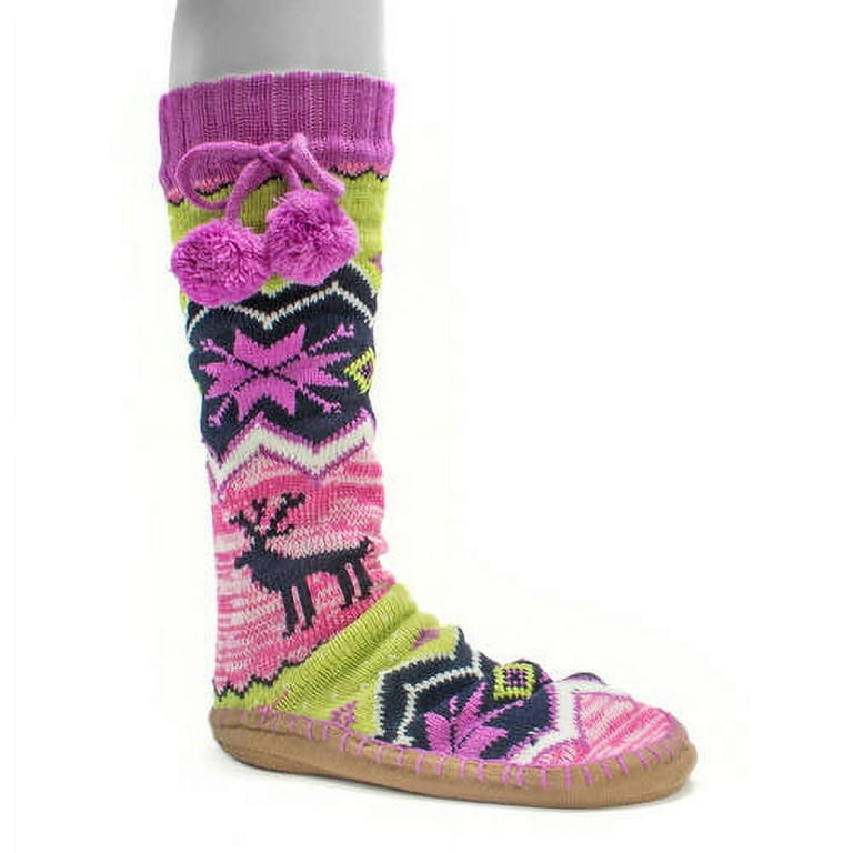 MUK LUKS Women s Slipper Socks Walmart