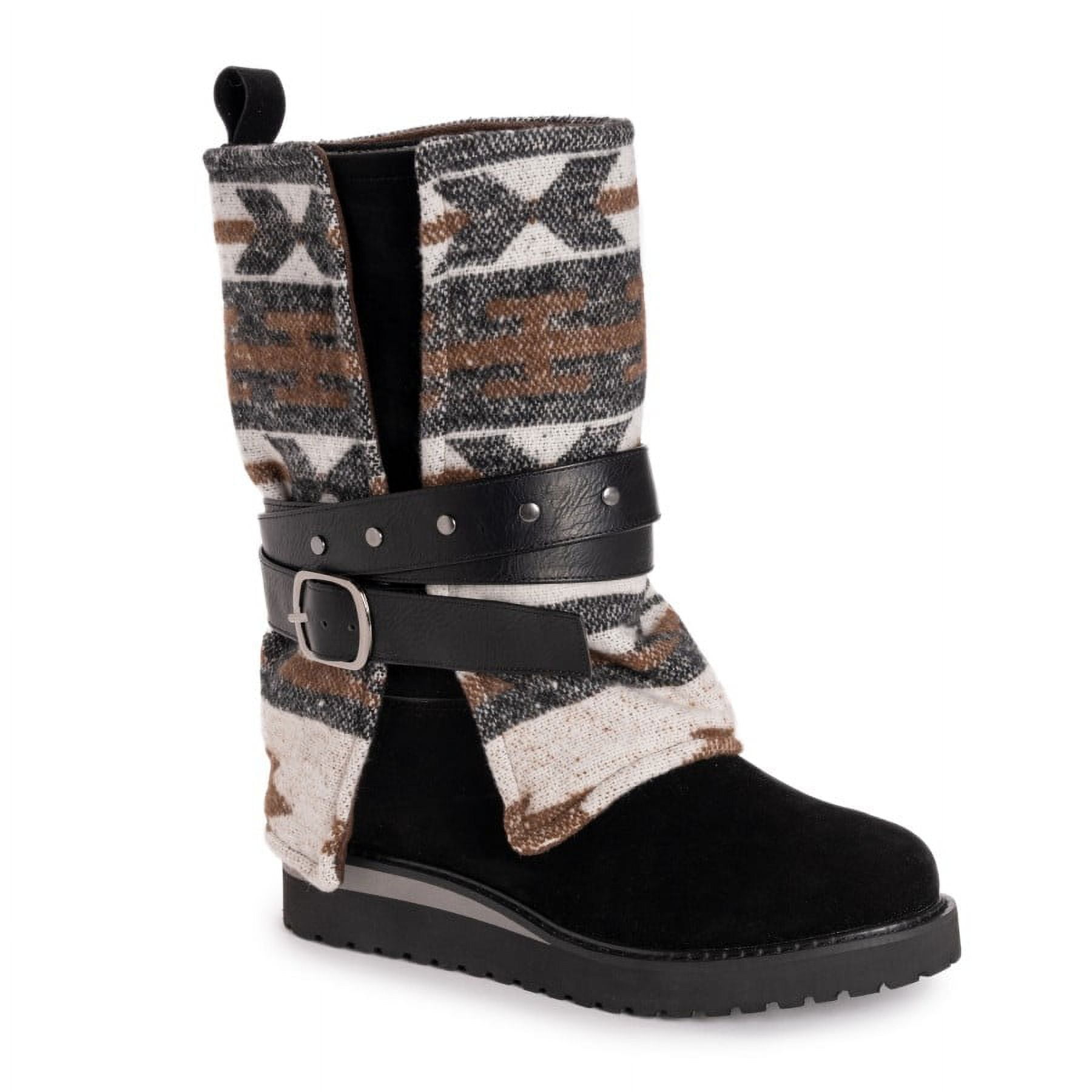 MUK LUKS Women s Boots Memory Foam Insole Pull On 9.5 Shaft Height Wide Multiple Colors 6 11 Walmart