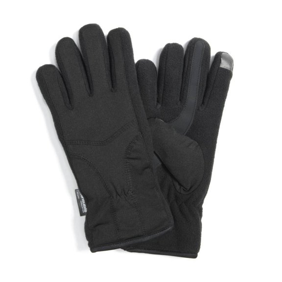 MUK LUKS Women' s Stretch Gloves, Black, L/XL