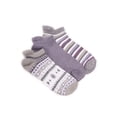 thumbnail image 1 of MUK LUKS Women's Studio Cotton Ankle Socks, 3-Pack, Shoe Size 6-10, 1 of 3