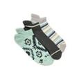thumbnail image 1 of MUK LUKS Women's Studio Cotton Ankle Socks, 3-Pack, Shoe Size 6-10, 1 of 4