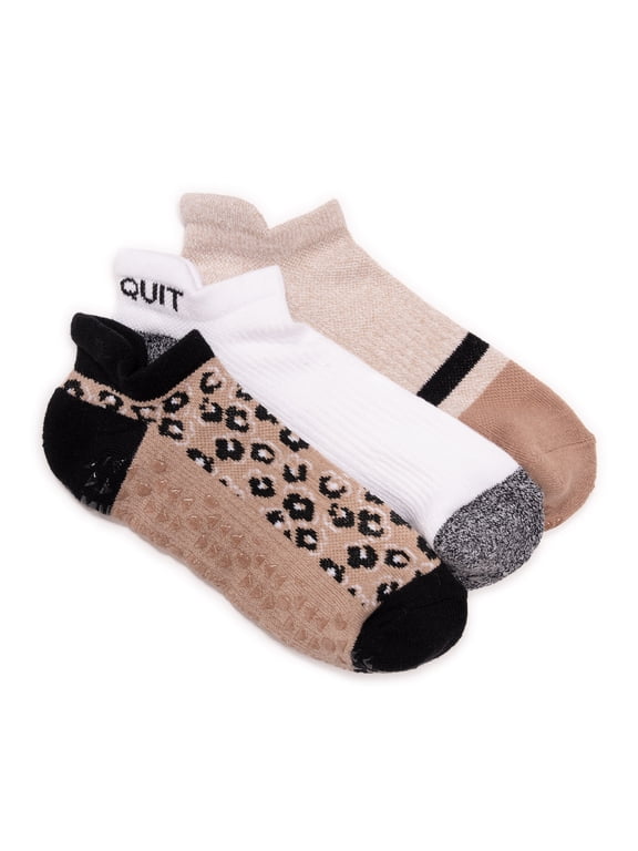 Women's Studio Cotton Ankle Socks, 3-Pack, Shoe Sizes 6-10