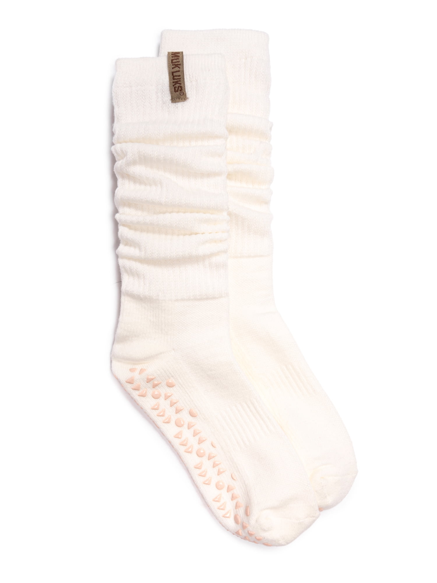 MUK LUKS Women's Pilates Slouch Sock, 1-Pack, Shoe Sizes 6-10