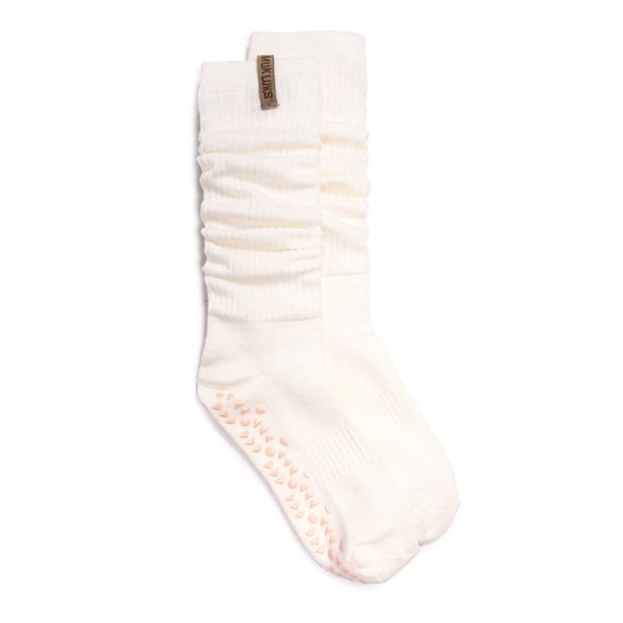MUK LUKS Women's Pilates Slouch Sock, 1-Pack, Shoe Sizes 6-10