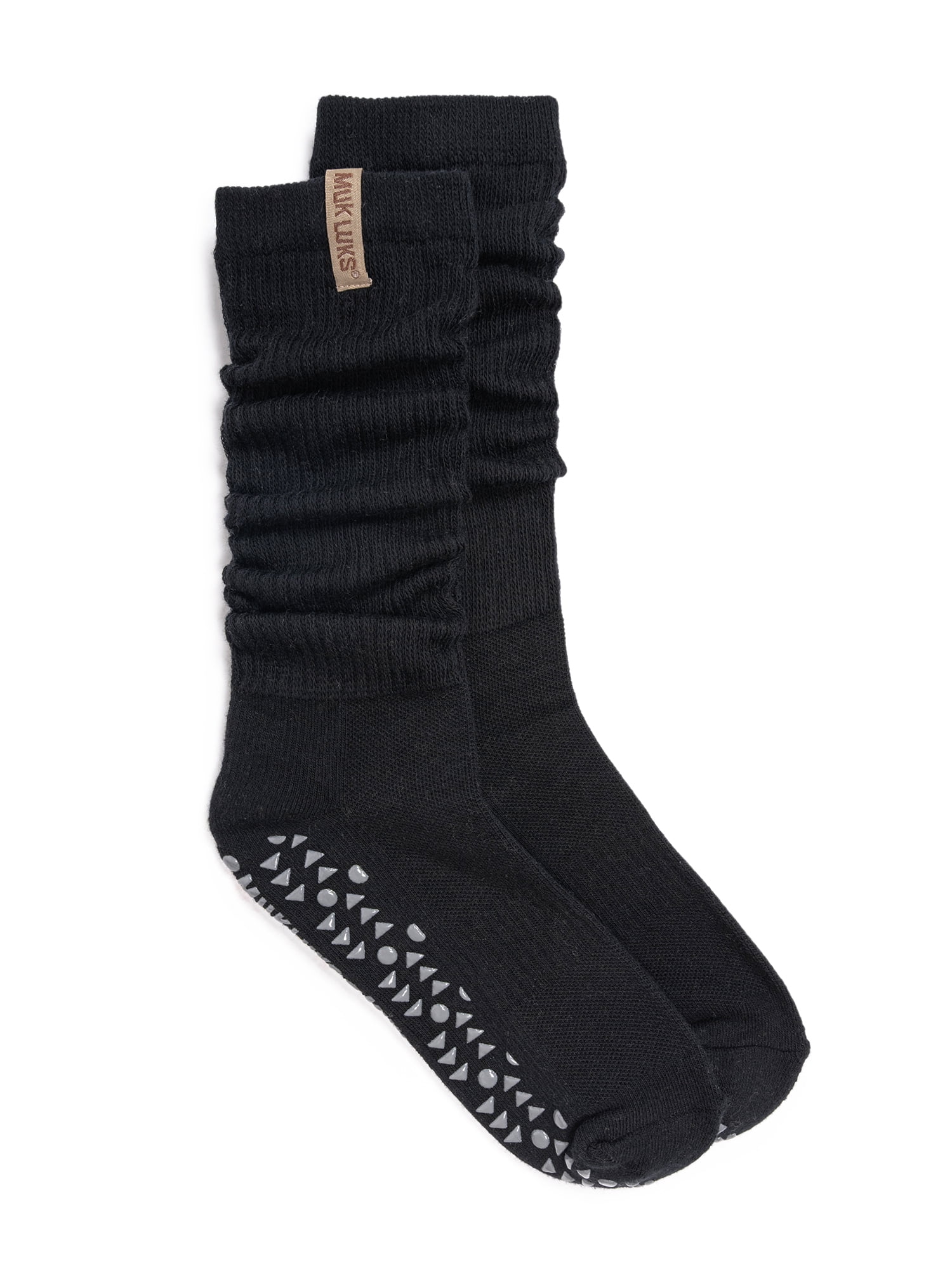 MUK LUKS Women's Pilates Slouch Sock, 1-Pack, Shoe Sizes 6-10