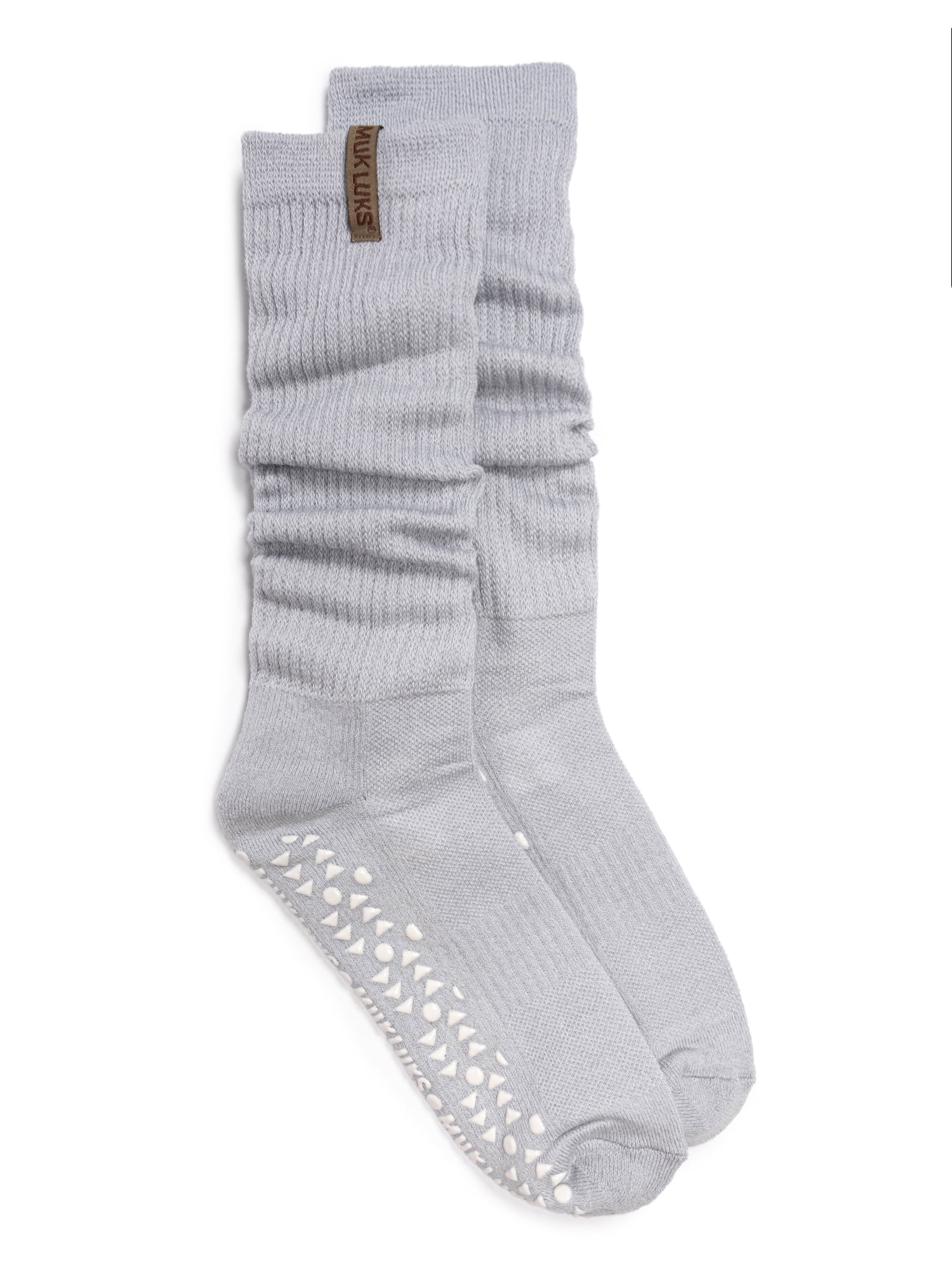 MUK LUKS Women's Pilates Slouch Sock, 1-Pack, Shoe Sizes 6-10