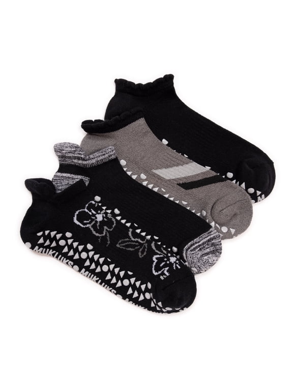 Women's Studio Socks - 4 Pair Pack Low Cut Ankle Cotton Socks