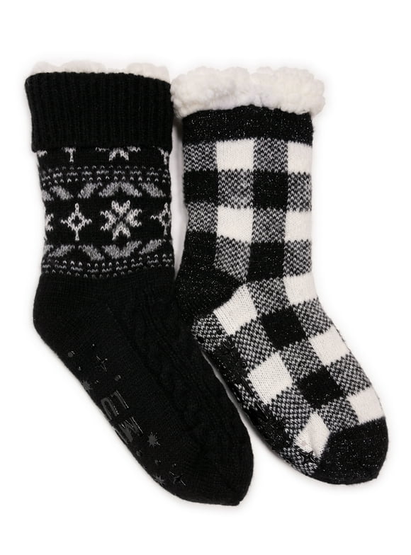 Women's Tall Cabin Socks, 2-Pack, OSFM
