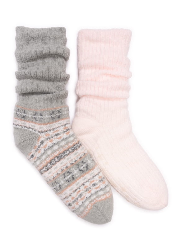 Women's Tall Slouch Cabin Socks, 2-Pack, OSFM