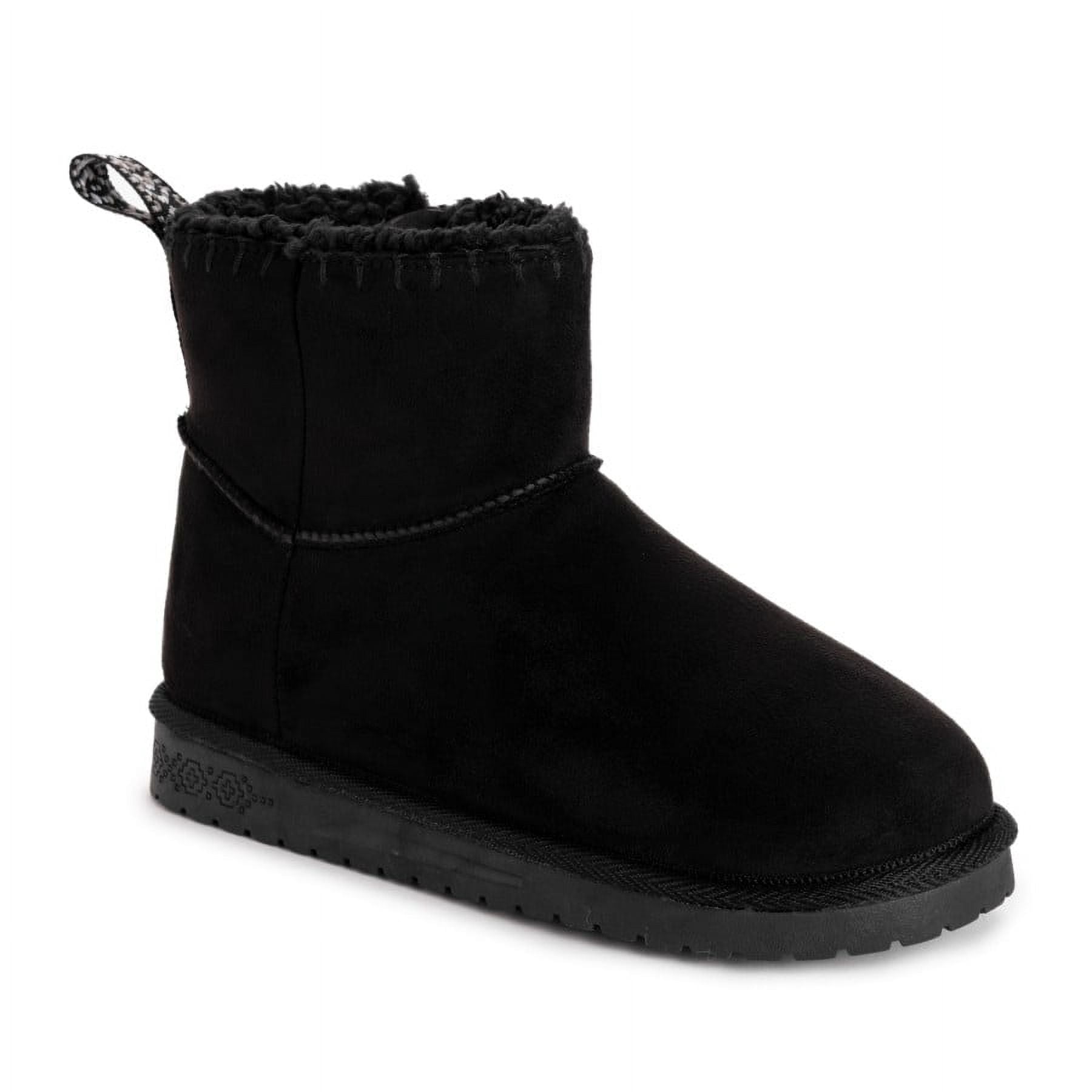 Muk Luks Women's Tatum Boots, Blackout, 10