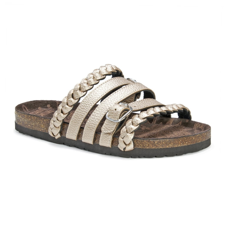 MUK LUKS Women s Terri Slide Sandals Walmart