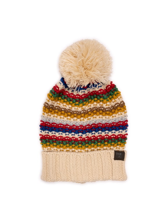 Women's Textured Stripe Slouch Hat