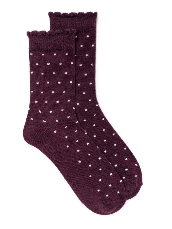 Women's Wool Blend Crew Sock, 1-Pack, OSFM
