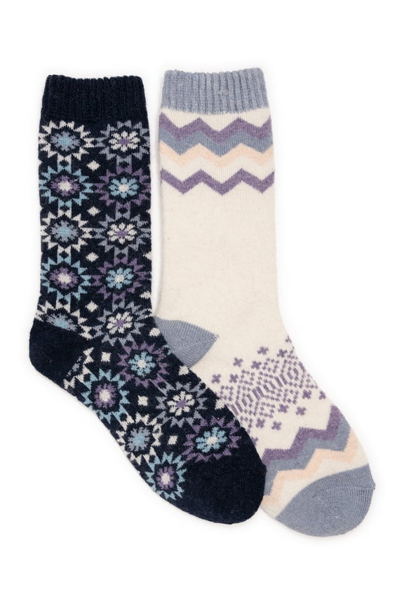 Women's Wool Socks, 2-Pack, OSFM