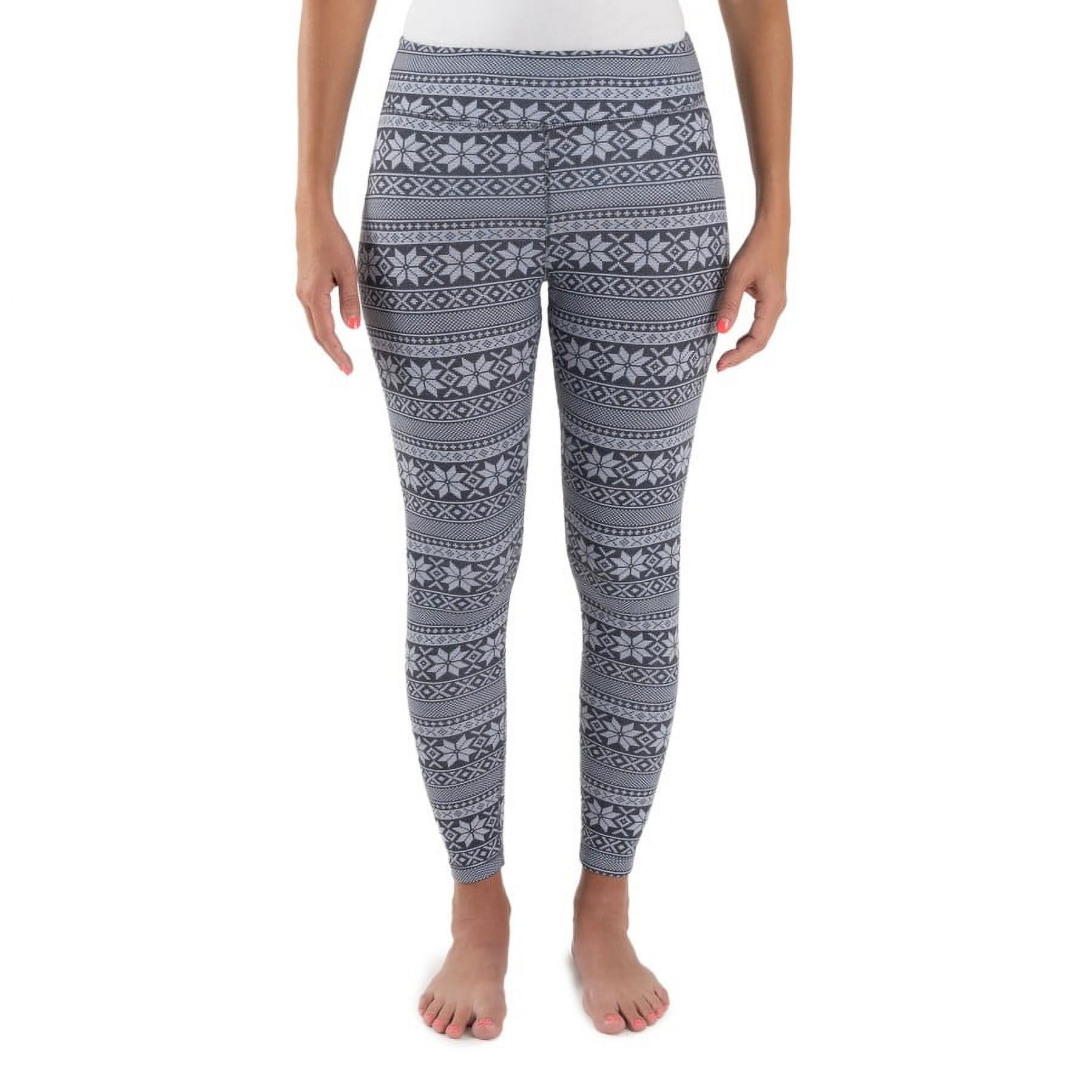 MUK LUKS Leggings Donna In Pile - Comodi E Caldi A Vita Alta