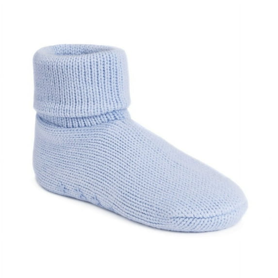 MUK LUKS Womens Cuff Slipper Sock, Glacier