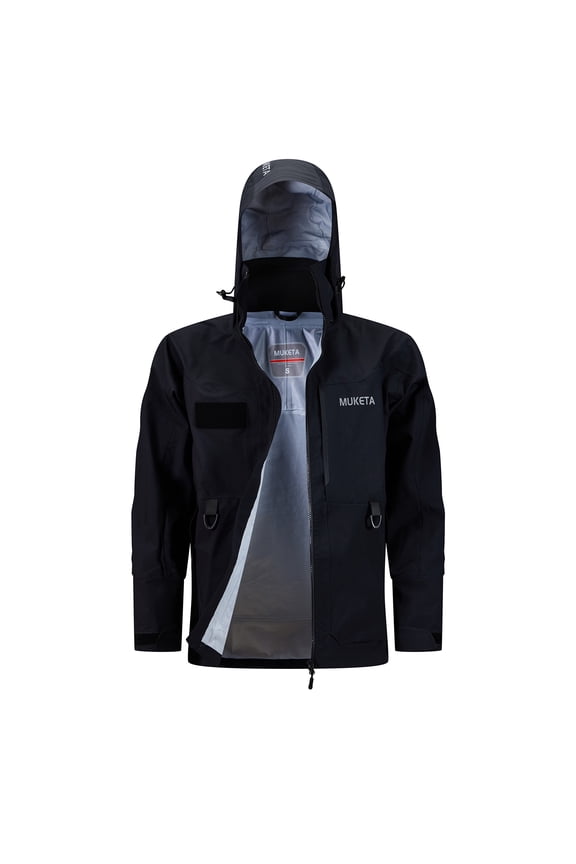 Fishing Jacket Waterproof Rain Coat Breathable Wading Jacket Fly Fishing Gear Outdoor Activities for Men and Women BK-XS