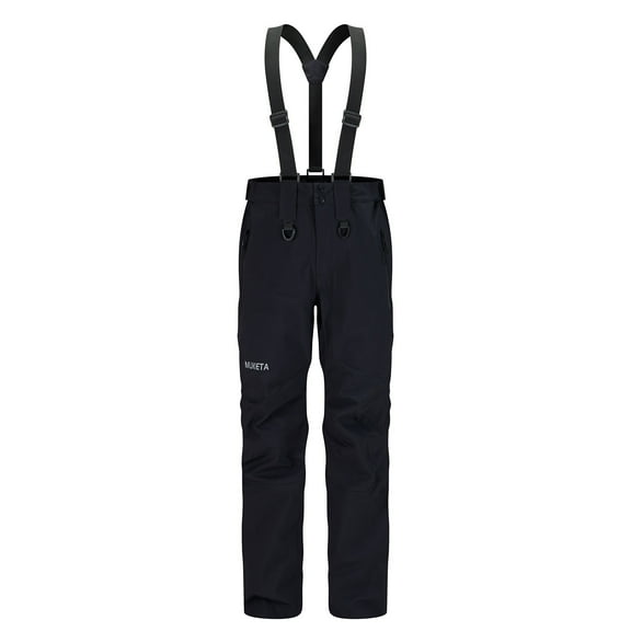 MUKETA Waterproof Fishing Rain Pants Breathable Skiing Shell Bib Pants Hiking Hard Shell for Men and Women