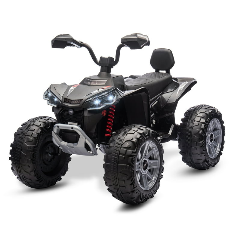 MUKIDY 24V Kids ATV, 4-Wheeler Ride-On Toy with 2x200W