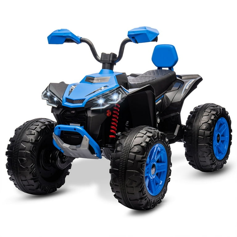 MUKIDY Kids ATV 24V, 5Mph Max Speed, 2x200W Motor, Bluetooth